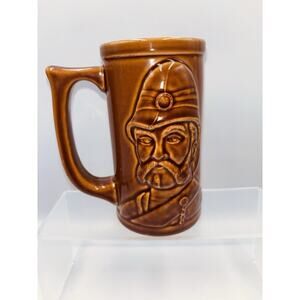 2008 Tiki Farm "Major Peters" 6" Tall X 3.5" Mug Embossed Picture Spellout Great